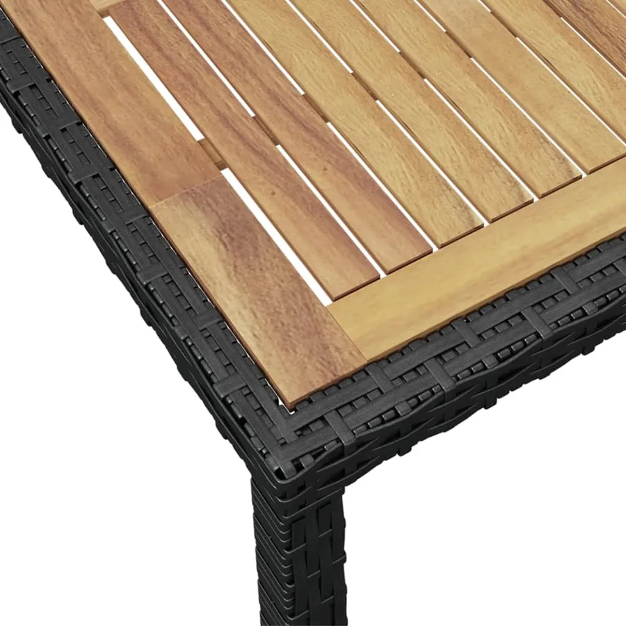 Ensemble à manger d'extérieur 7pcs avec coussins Résine tressée - 9