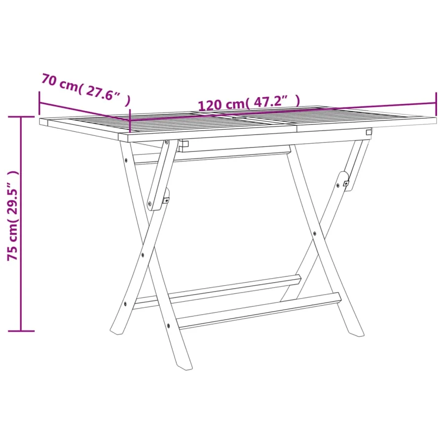 Salon de jardin 7 pcs gris bois de teck solide - 10