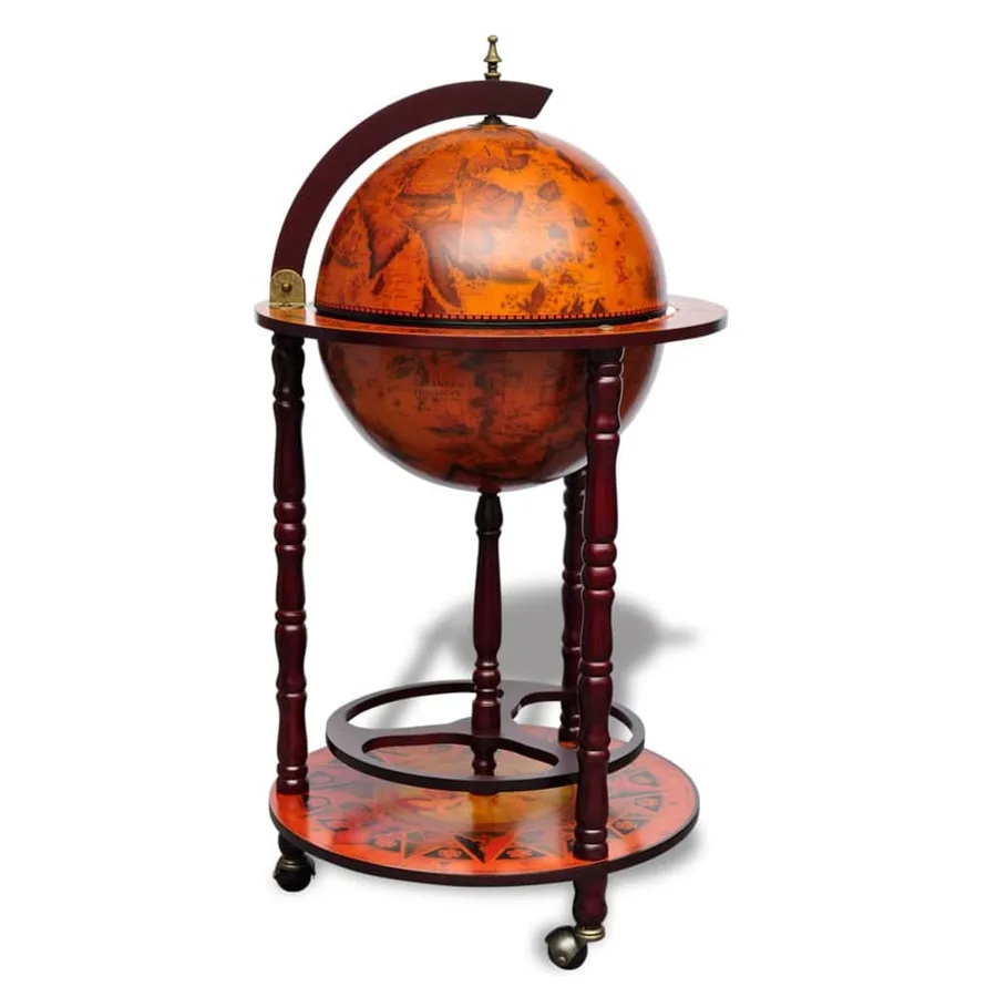 Support de vin sous forme de globe Bois d'eucalyptus - 2