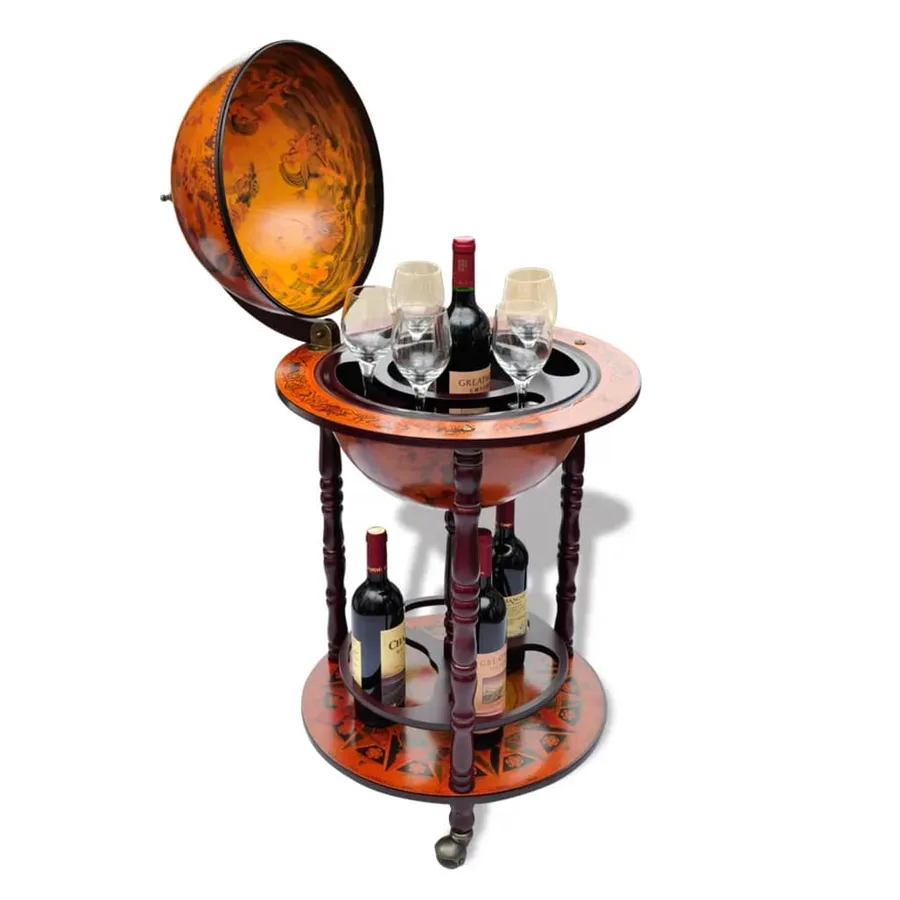 Support de vin sous forme de globe Bois d'eucalyptus - 4