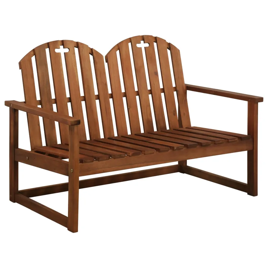 Salon de jardin 4 pcs bois d'acacia solide - 3