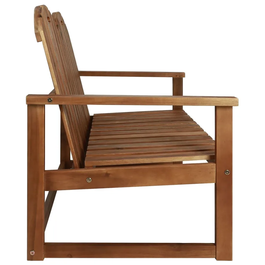 Salon de jardin 4 pcs bois d'acacia solide - 4