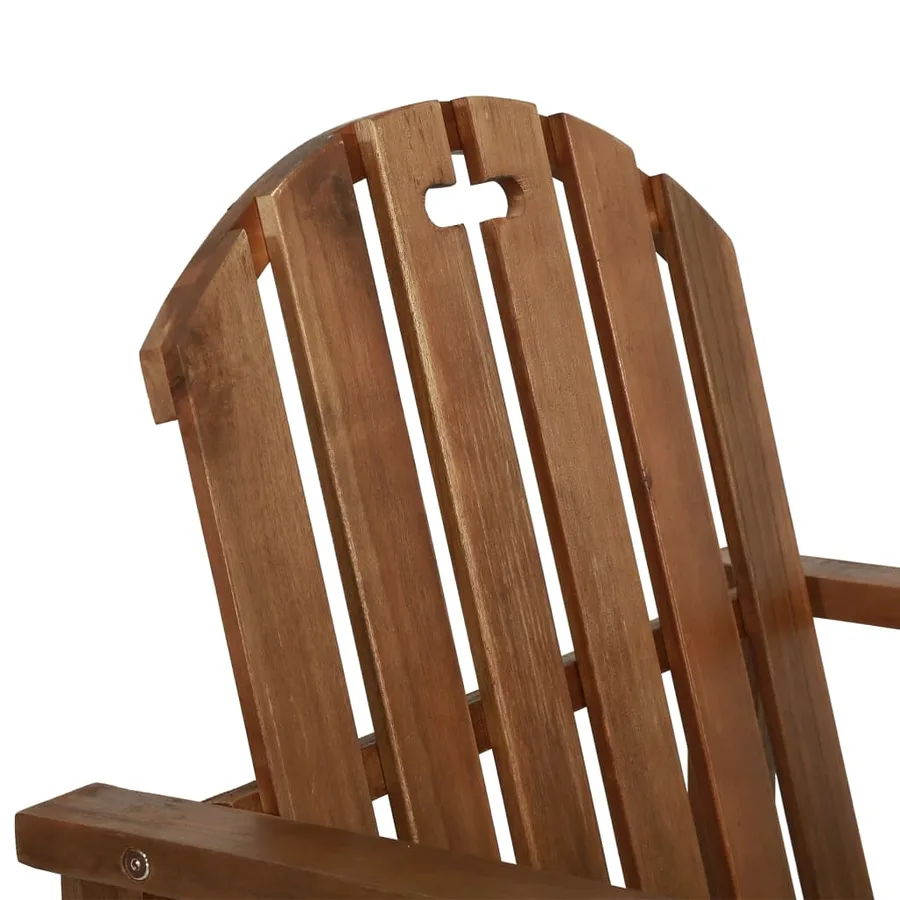 Salon de jardin 4 pcs bois d'acacia solide - 7