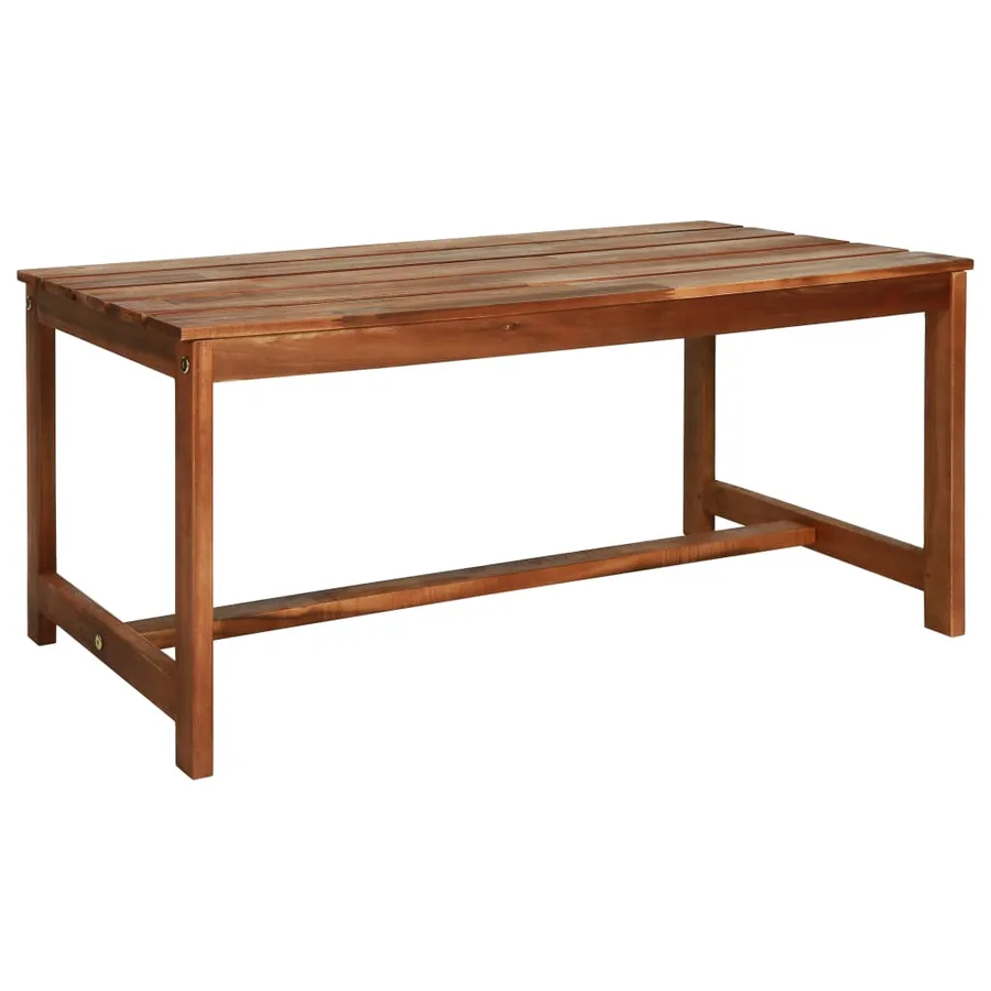 Salon de jardin 4 pcs bois d'acacia solide - 8