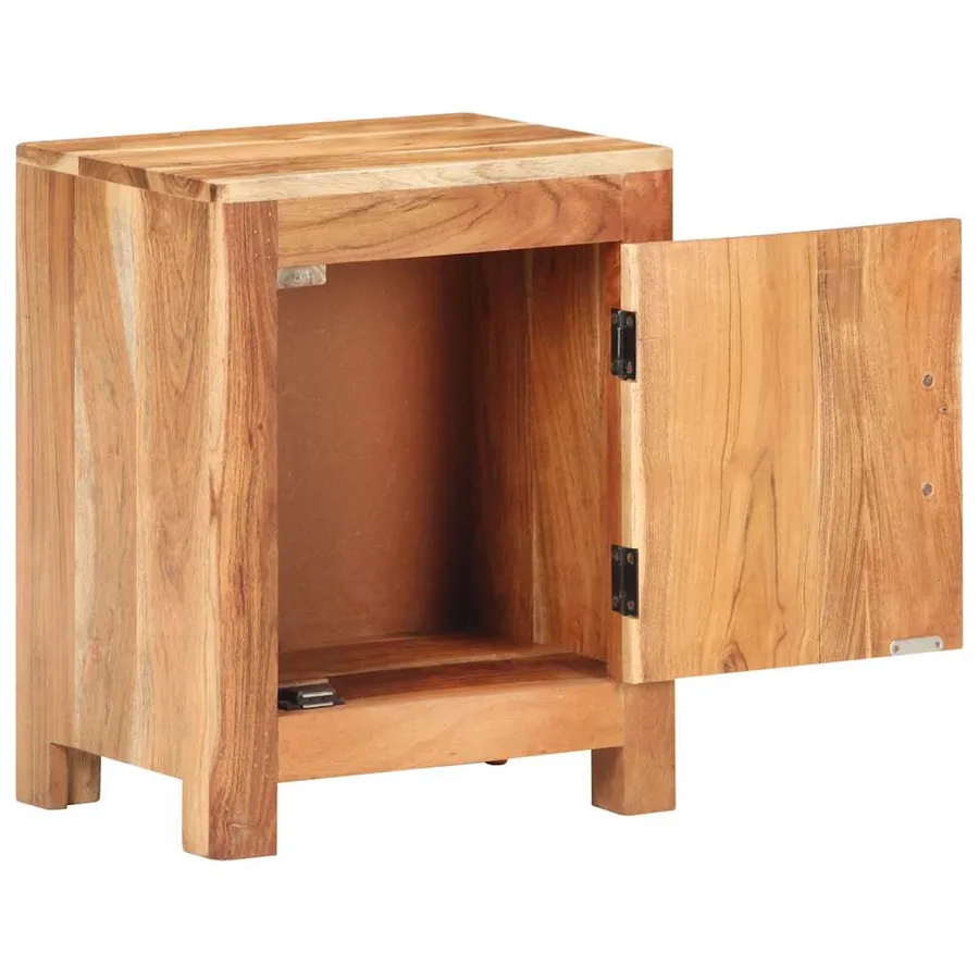 Table de chevet 40x30x50 cm Bois d'acacia massif - 2
