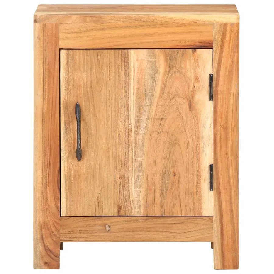 Table de chevet 40x30x50 cm Bois d'acacia massif - 3