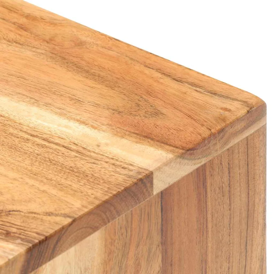 Table de chevet 40x30x50 cm Bois d'acacia massif - 5