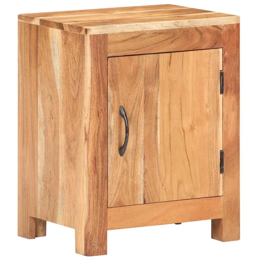 Table de chevet 40x30x50 cm Bois d'acacia massif - 9