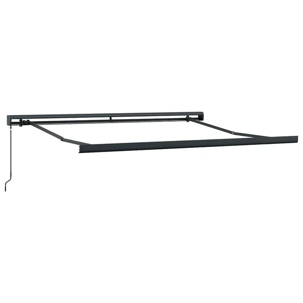 145706 vidaXL Manual Retractable Awning 350x250 cm Grey (not for individual sale) - Untranslated