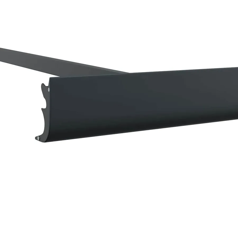 145706 vidaXL Manual Retractable Awning 350x250 cm Grey （not for individual sale） - Untranslated - 4