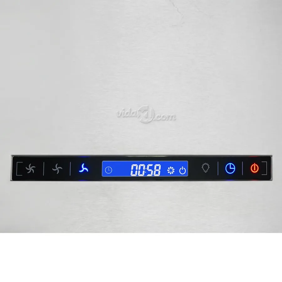 Hotte suspendue à capteur tactile LCD 55 cm Acier inoxydable - 7