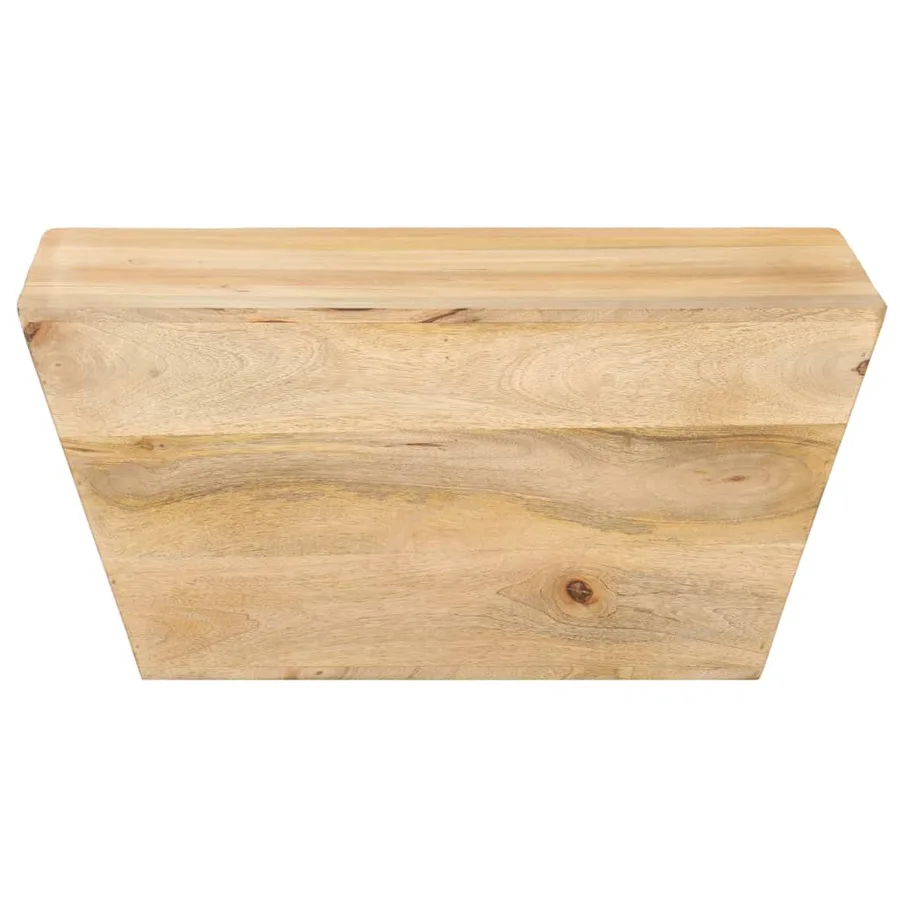 Table basse en forme de V 66x66x30 cm Bois de manguier massif - 2