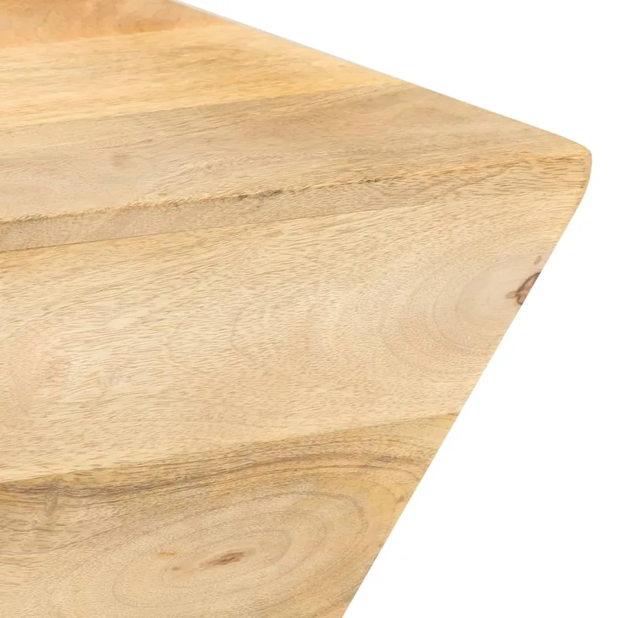 Table basse en forme de V 66x66x30 cm Bois de manguier massif - 3
