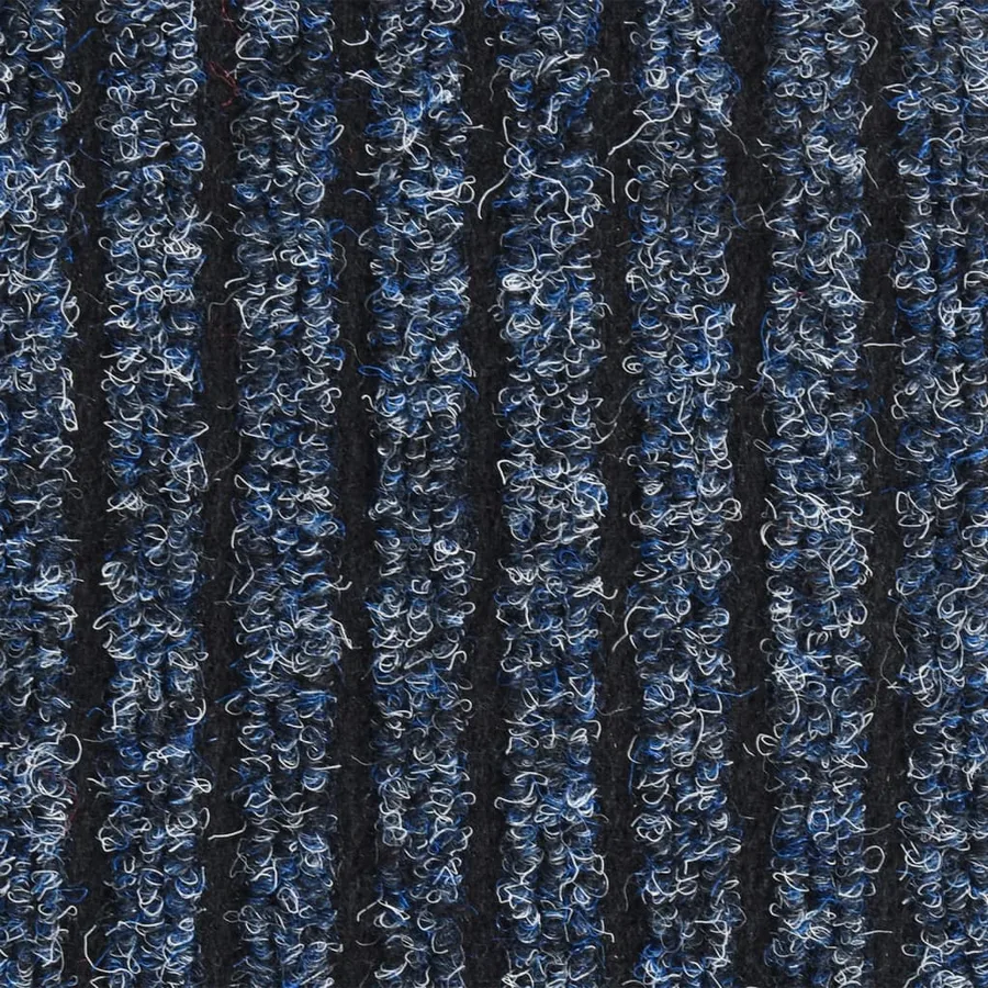 Paillasson rayé Bleu 80x120 cm - 5