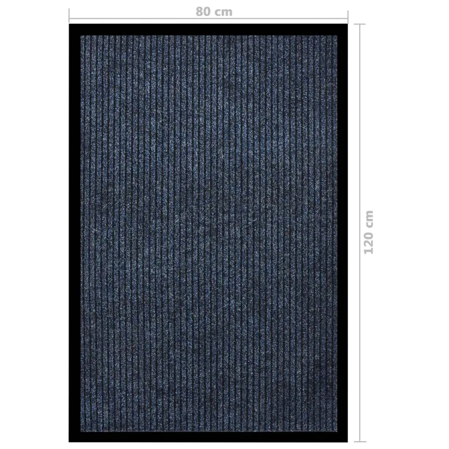 Paillasson rayé Bleu 80x120 cm - 6