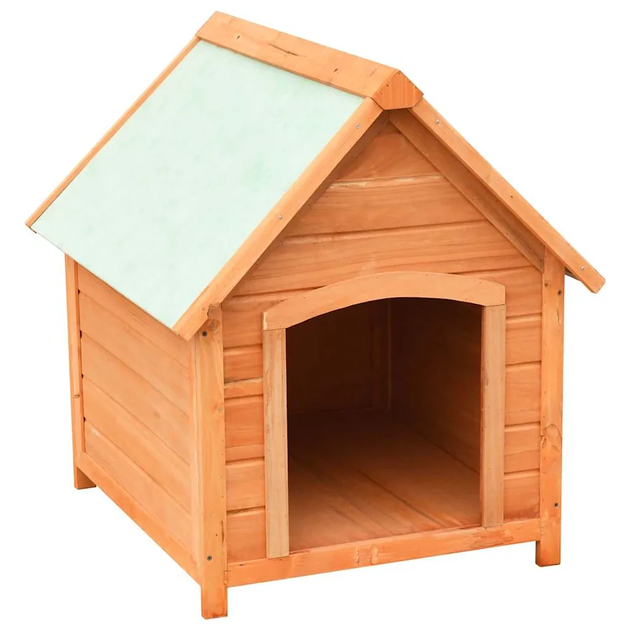 Niche pour chiens Bois de pin et de sapin massif 72x85x82 cm - 2