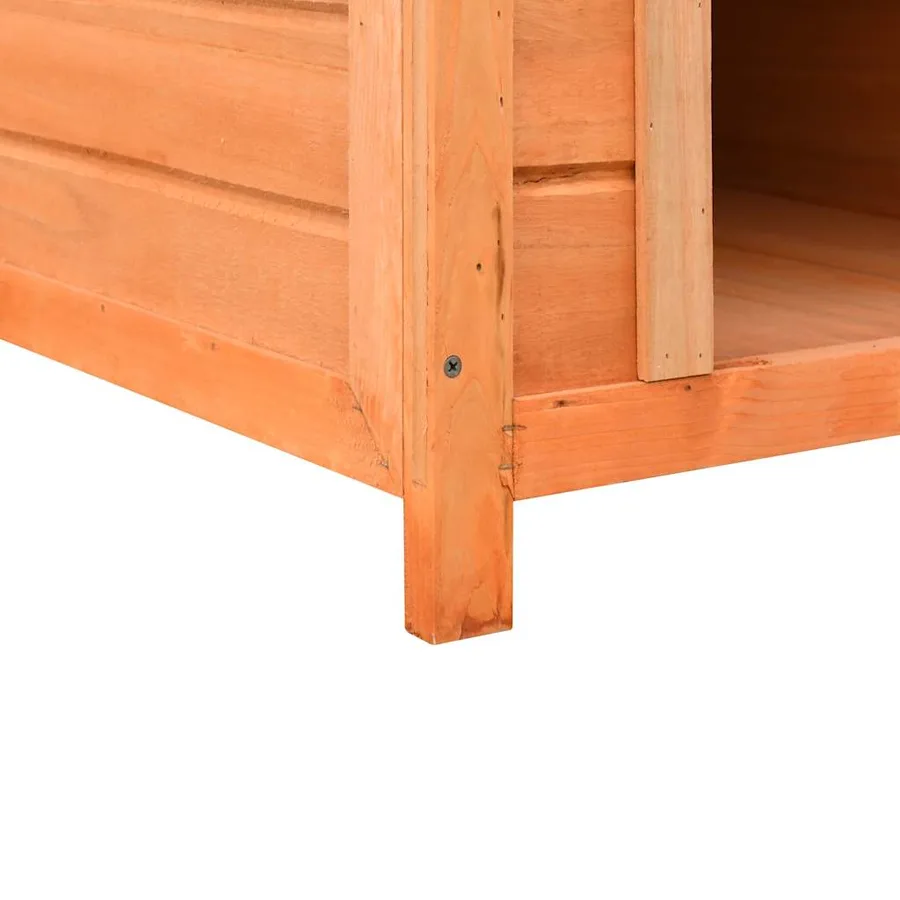 Niche pour chiens Bois de pin et de sapin massif 72x85x82 cm - 6