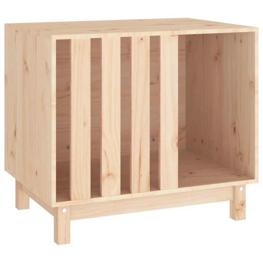 Niche pour chien 70x50x62 cm Bois de pin massif - 2