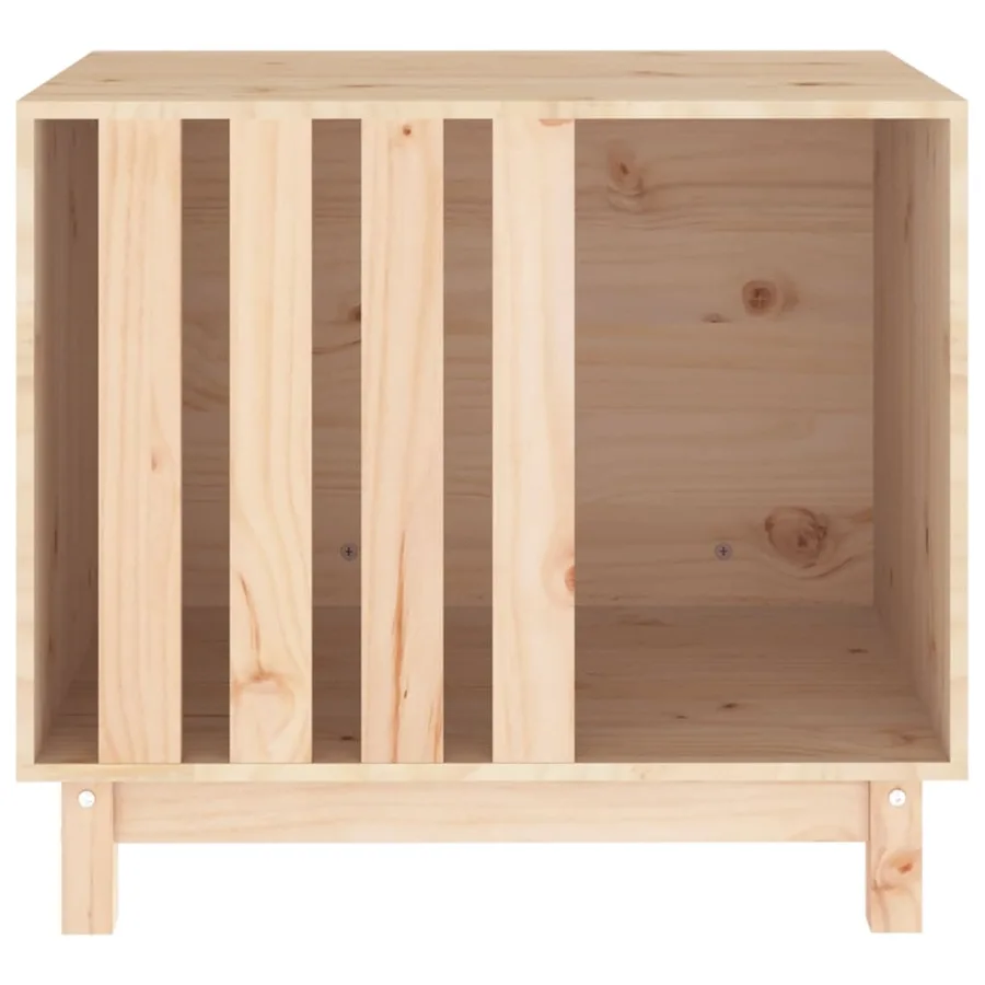 Niche pour chien 70x50x62 cm Bois de pin massif - 4