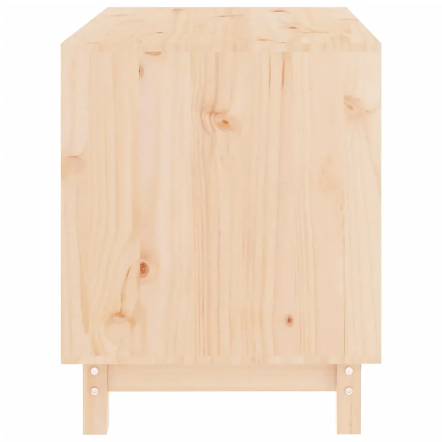 Niche pour chien 70x50x62 cm Bois de pin massif - 5