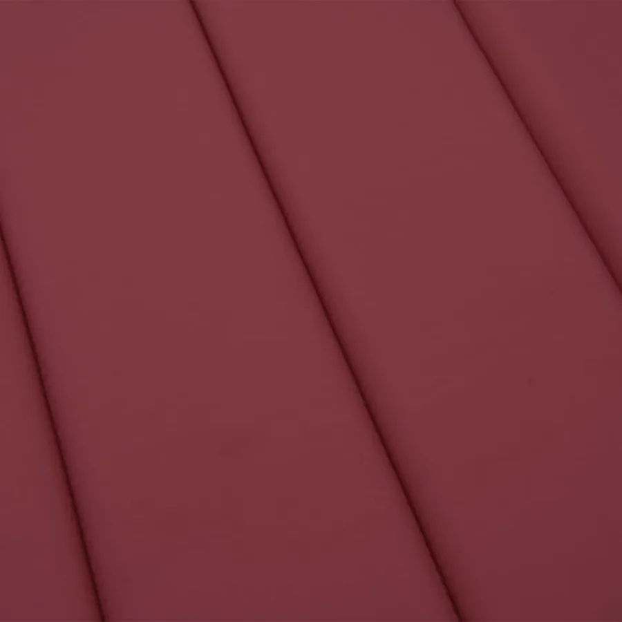 Coussin de chaise longue rouge bordeaux 200x50x3cm tissu oxford - 7