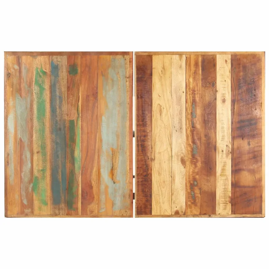 Table basse 142x90x42 cm Bois de récupération massif - 3