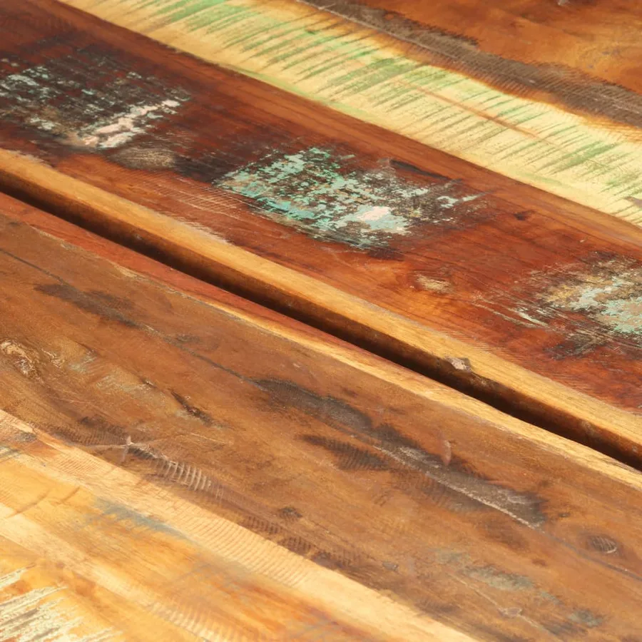 Table basse 142x90x42 cm Bois de récupération massif - 5