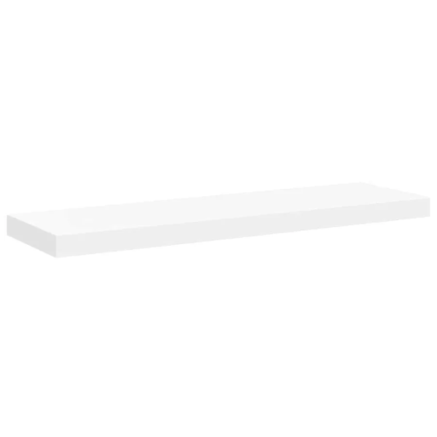Étagère flottante murale blanc 80x23,5x3,8 cm MDF - 2