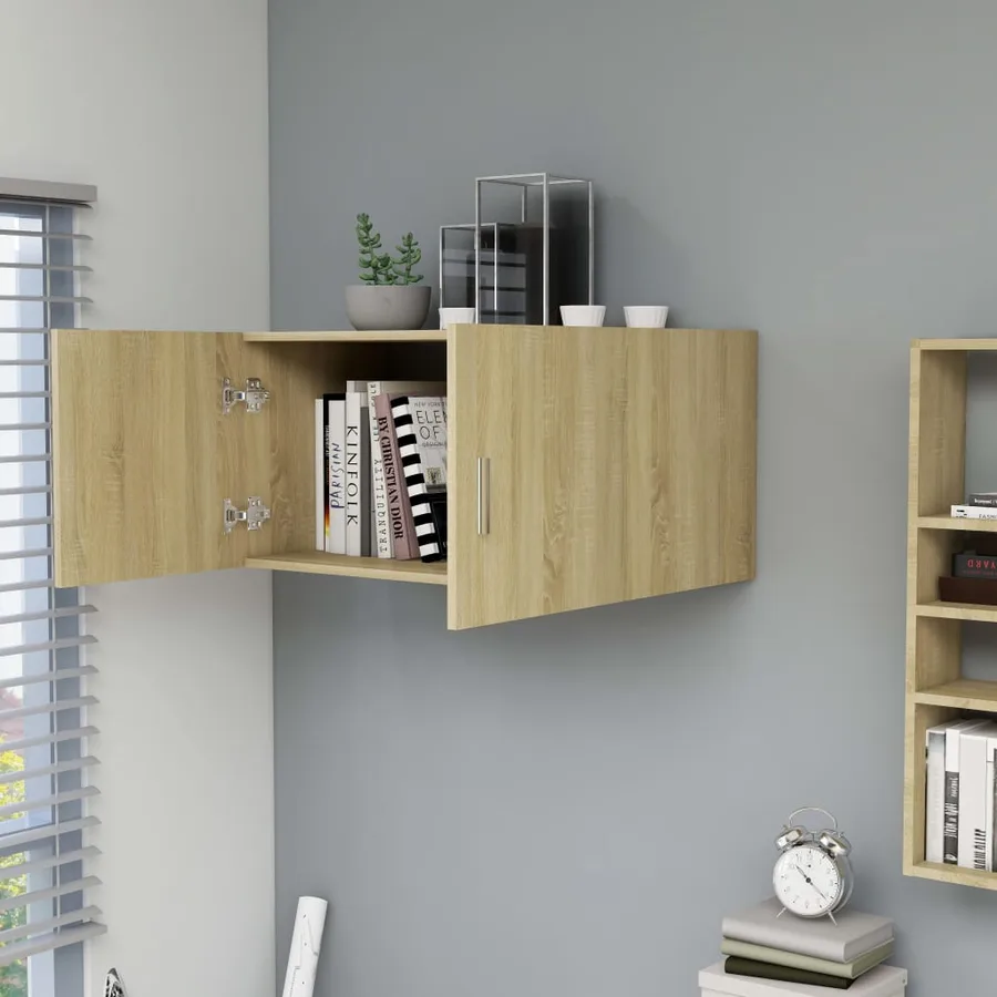Armoire murale Chêne sonoma 80x39x40 cm Bois d'ingénierie - 3