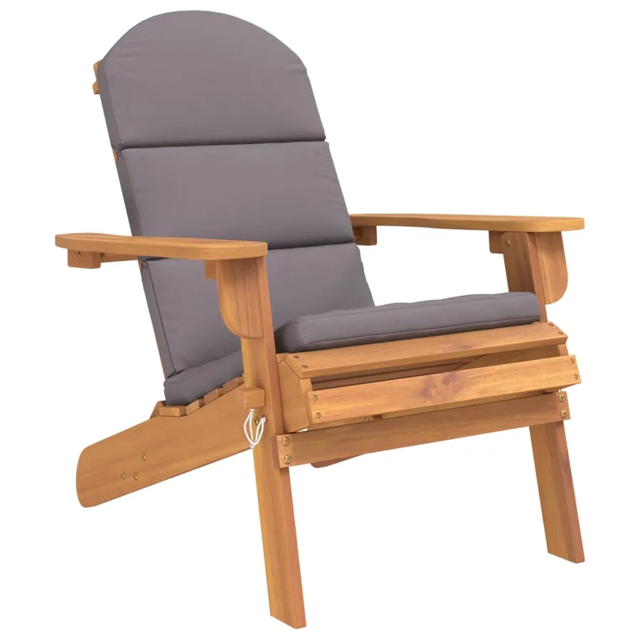Ensemble de salon de jardin Adirondack 3 pcs bois acacia solide - 4