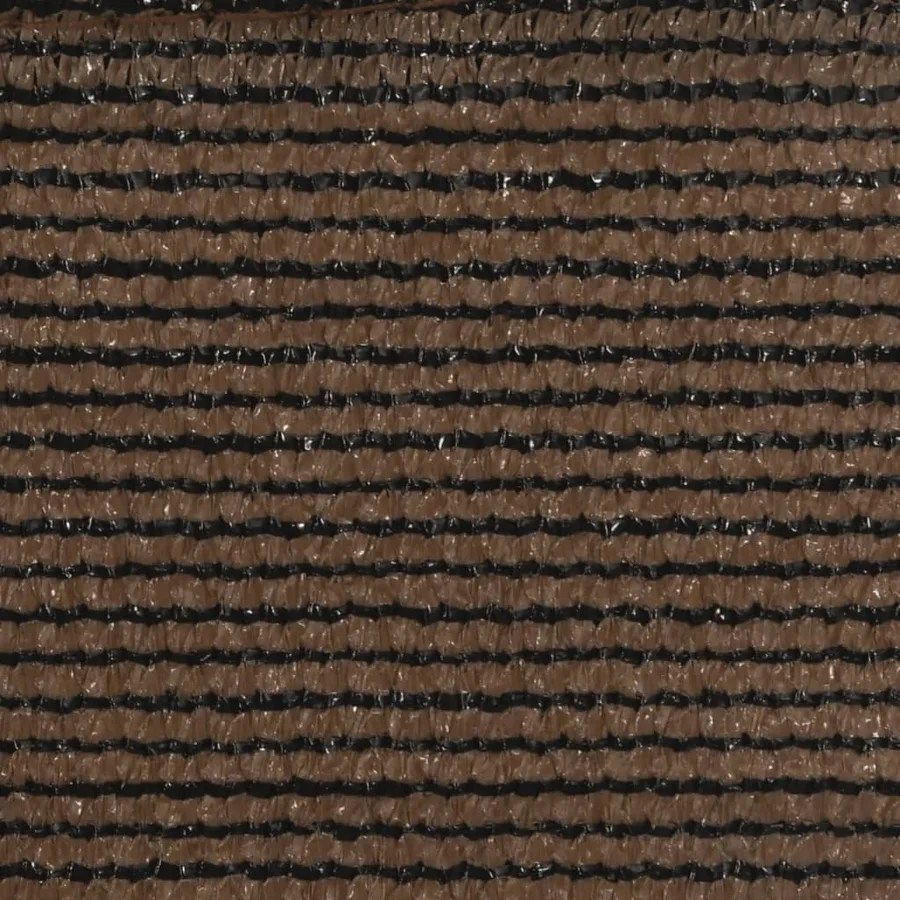 Voile d'ombrage 160 g/m² Marron 2x5 m PEHD - 9