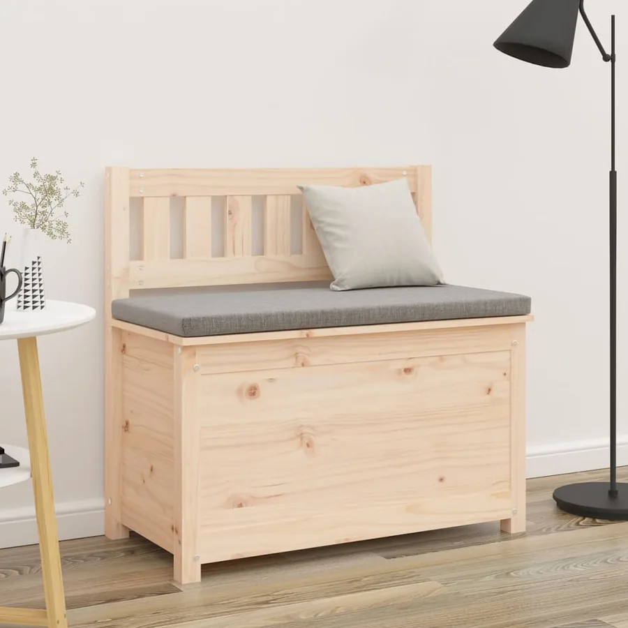 Banc 80x41x77 cm Bois de pin massif - 3