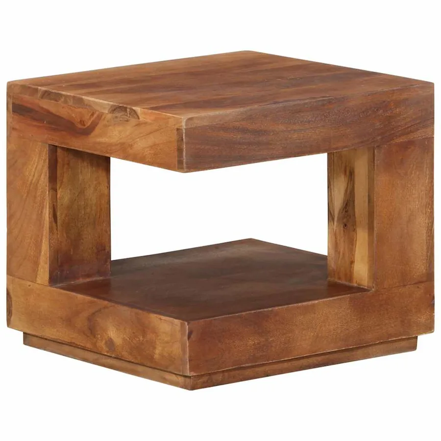 Table basse 45x45x40 cm Bois d'acacia massif