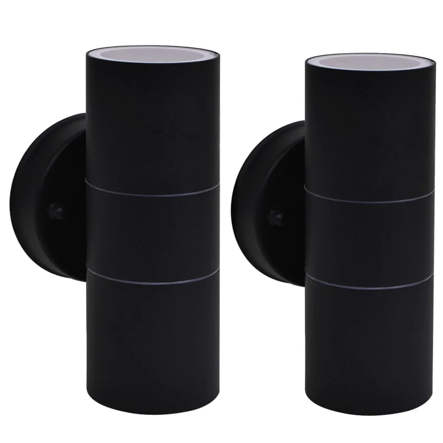 Applique murale d'extérieur 2 pcs Acier - 2