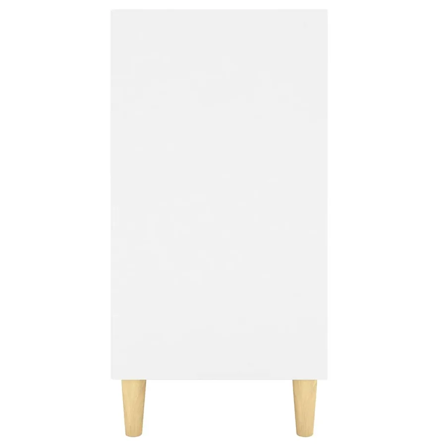 Buffet blanc 103,5x35x70 cm bois d'ingénierie - 5