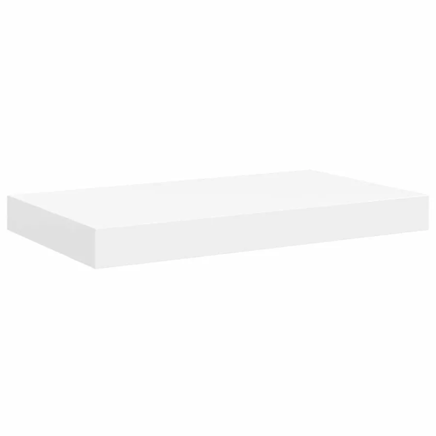 Étagères murales flottantes 2 pcs blanc 50x23,5x3,8 cm MDF - 6