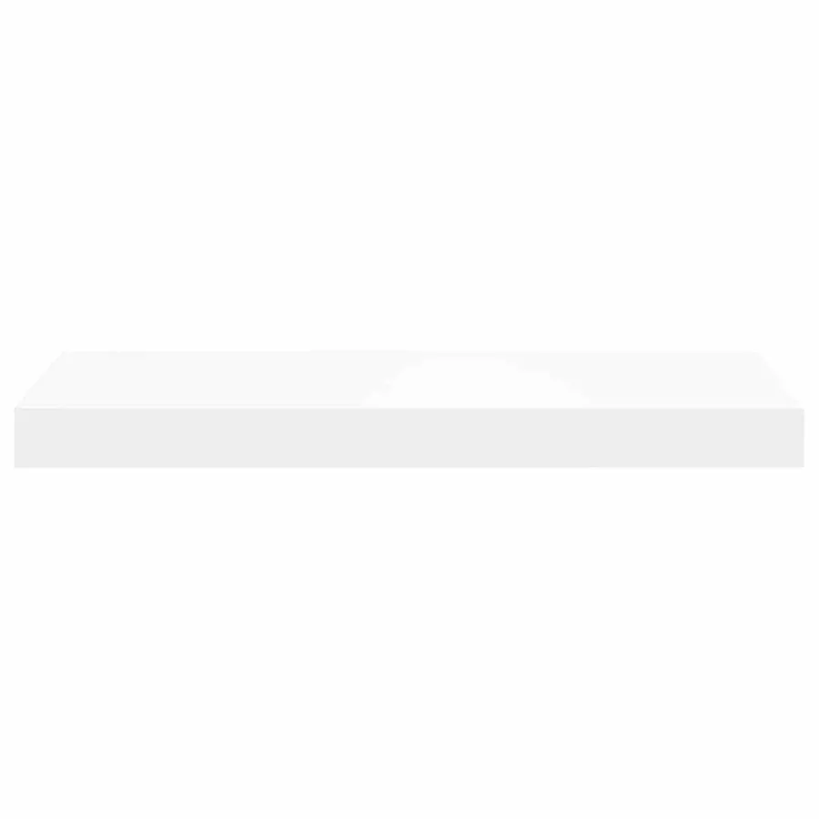 Étagères murales flottantes 2 pcs blanc 50x23,5x3,8 cm MDF - 7