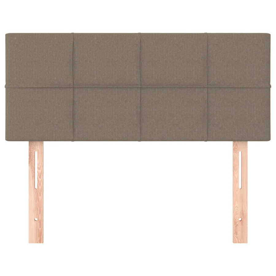 Tête de lit Taupe 90x5x78/88 cm Tissu - 3