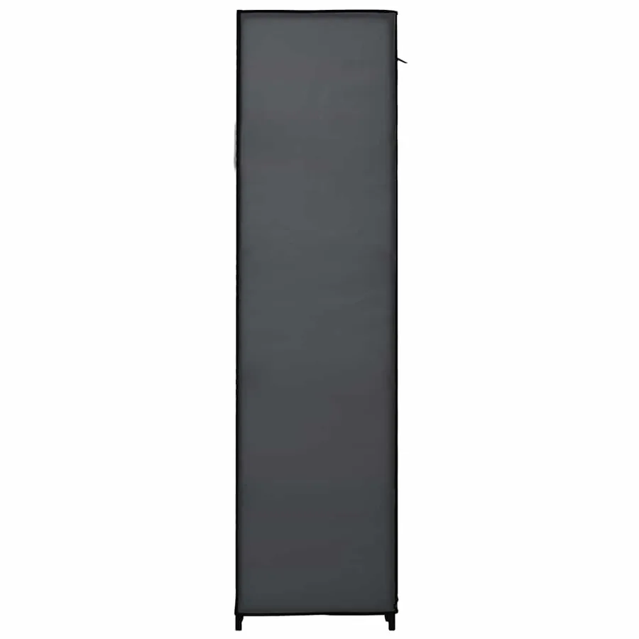 Garde-robes pliables 2 pcs Gris 110x45x175 cm Tissu - 6