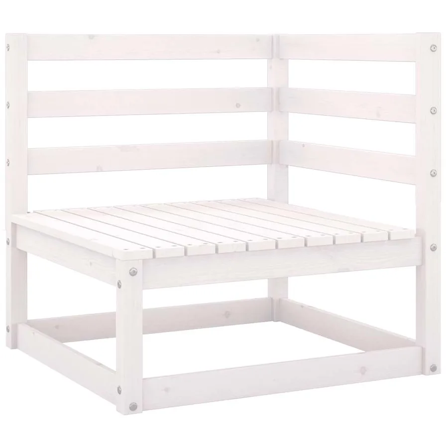 Salon de jardin 7 pcs avec coussins Bois de pin massif - 4