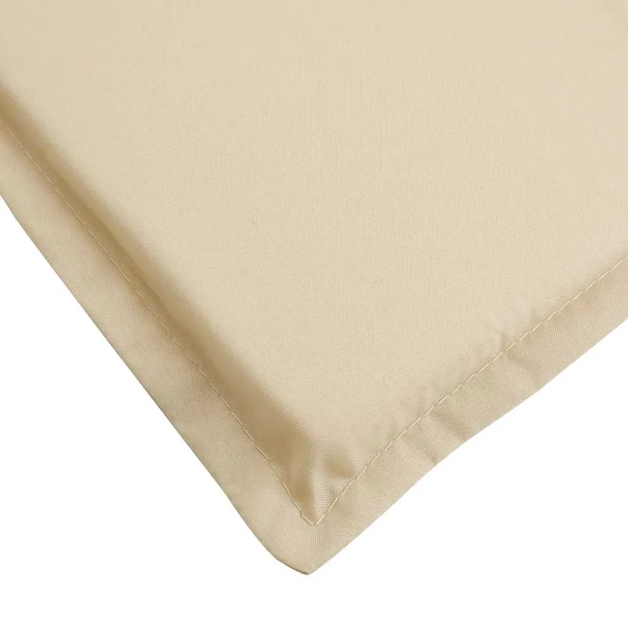 Coussin de chaise de terrasse beige (75+105)x50x4 cm - 7