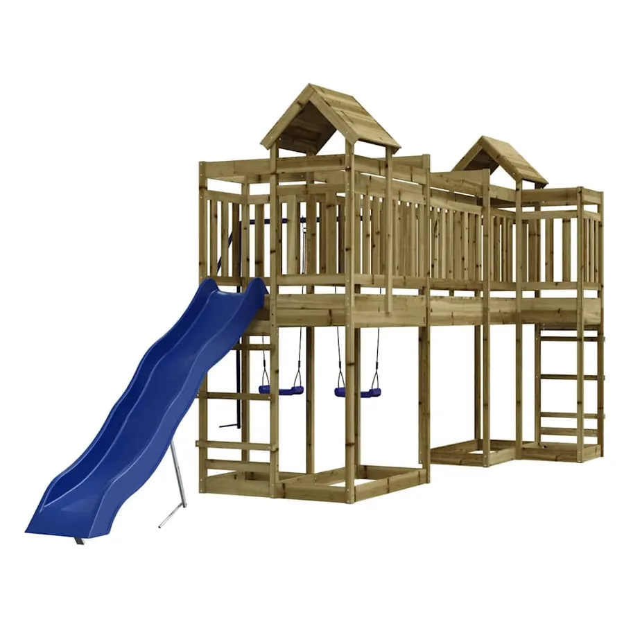 Aire de jeux d'extérieur bois de pin imprégné - 3