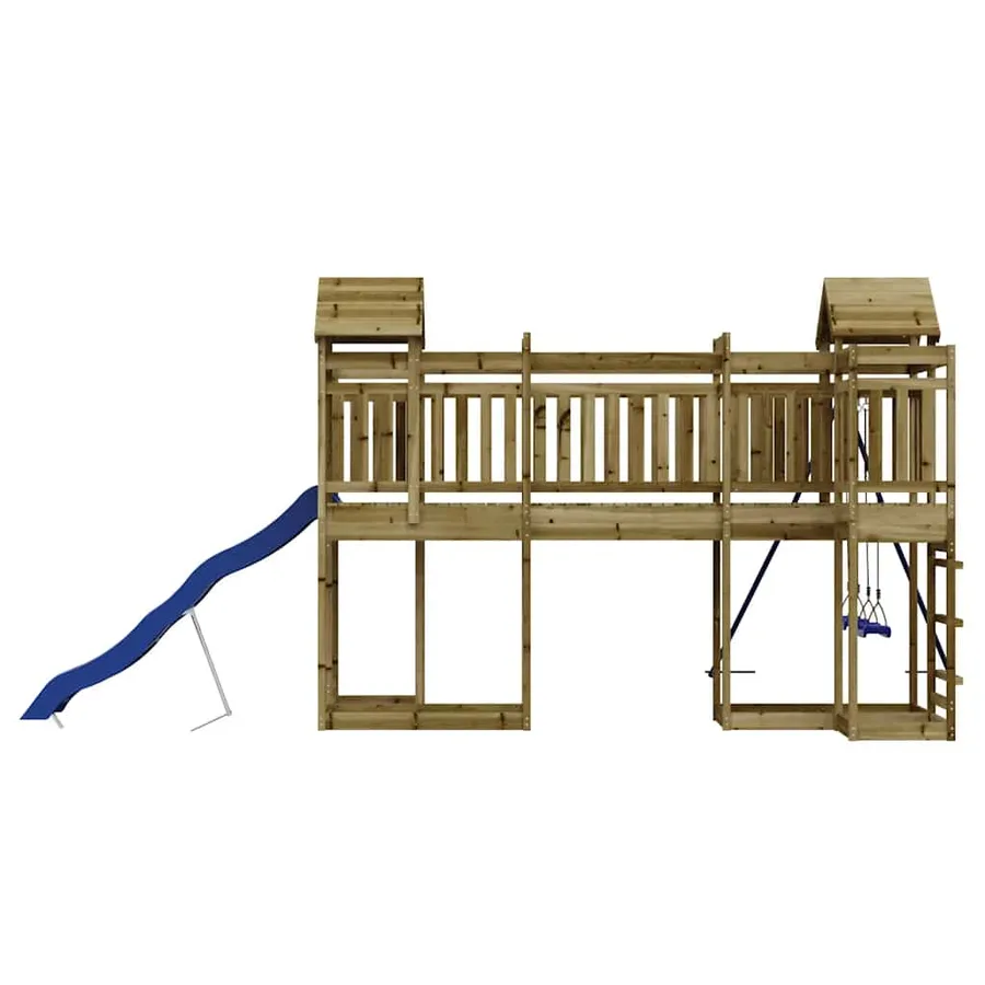 Aire de jeux d'extérieur bois de pin imprégné - 6
