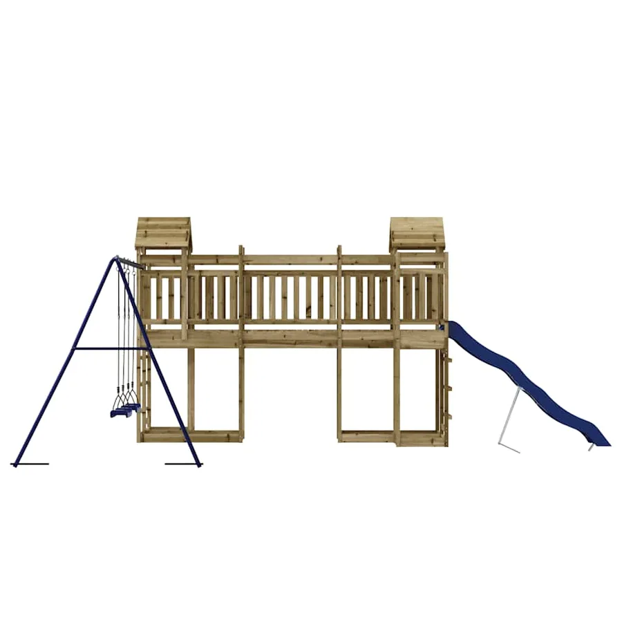 Aire de jeux d'extérieur bois de pin imprégné - 7