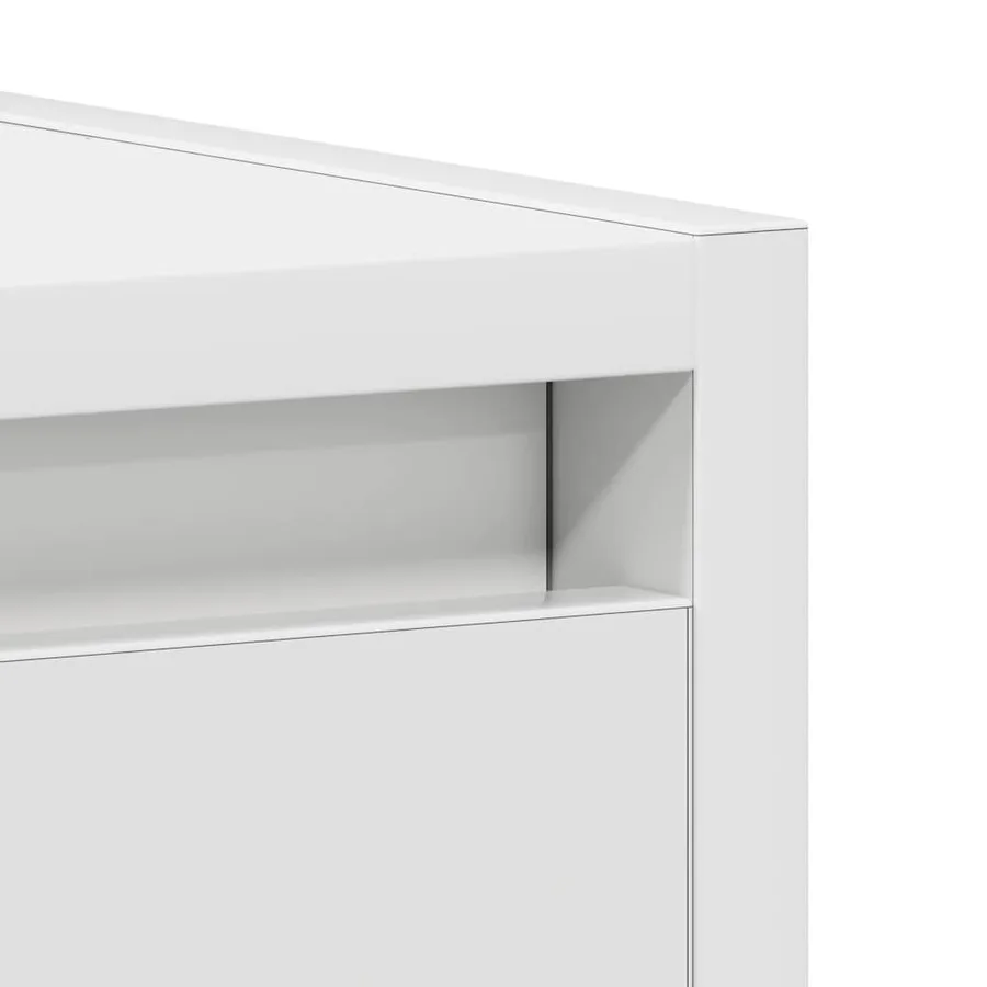 Armoire de salle de bain Blanc 60x33x61 cm Bois d'ingénierie - 10