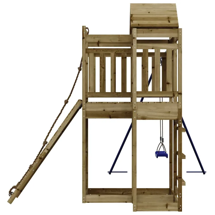 Aire de jeux d'extérieur bois de pin imprégné - 7
