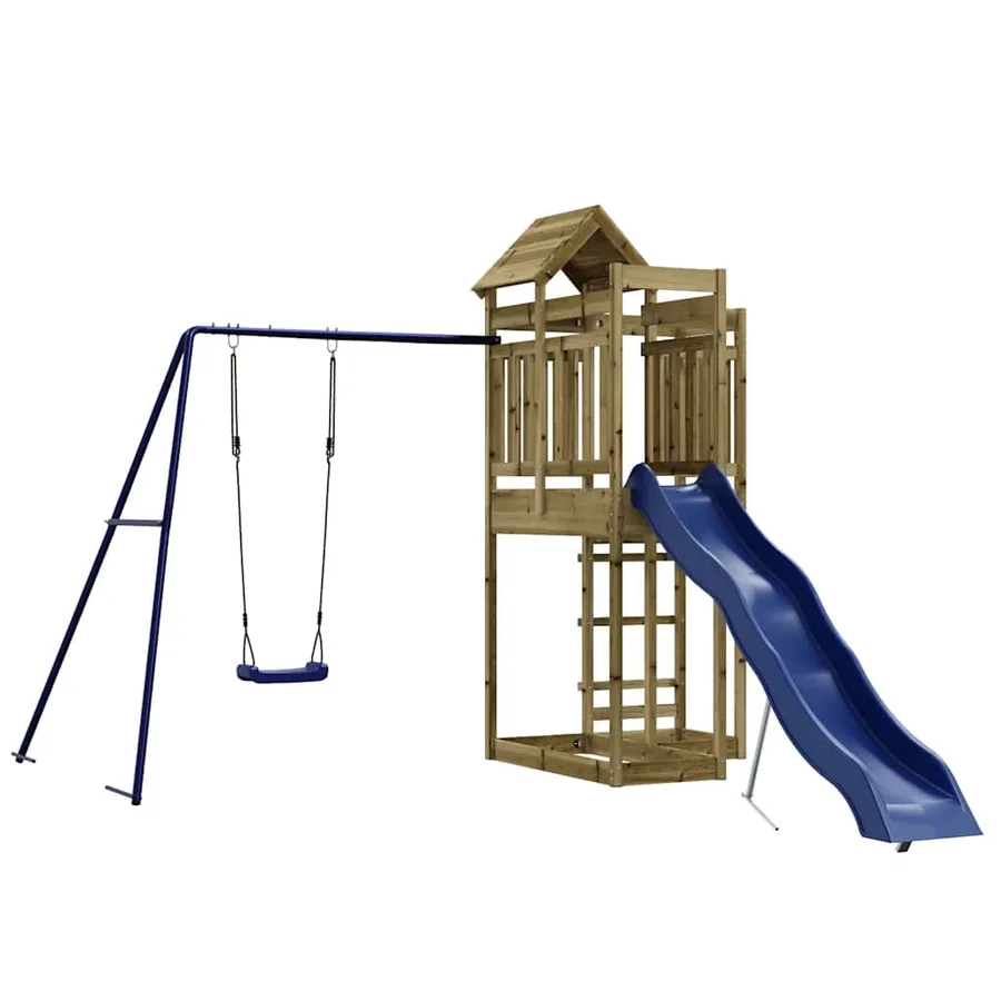 Aire de jeux d'extérieur bois de pin imprégné - 2