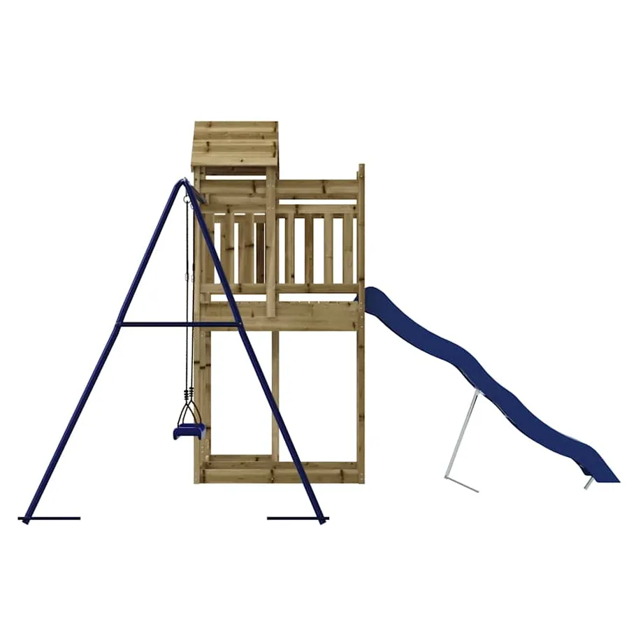 Aire de jeux d'extérieur bois de pin imprégné - 7