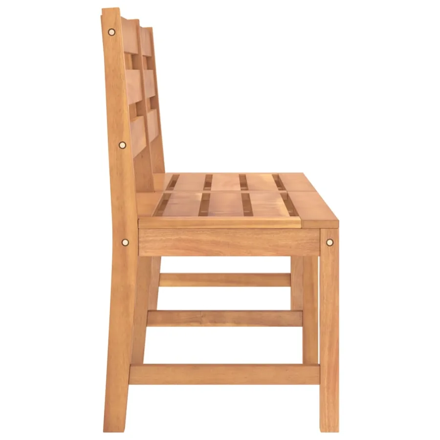 Banc de jardin 150 cm bois de teck massif - 4