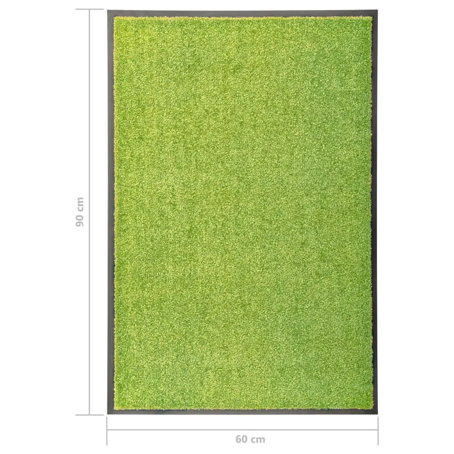 Paillasson lavable Vert 60x90 cm - 6